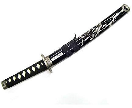 S A S Katana Ornamentale Non AFFILATA Corta Nera (ZS574C Nero)