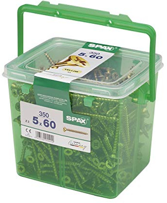 SPAX Pozi Screws YELLOX Csk Partial Thread - 5.0 x 100mm Tub 135