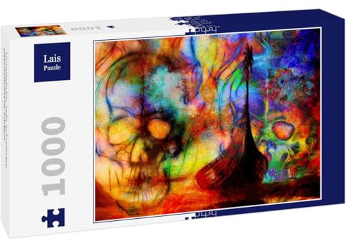 Lais Puzzle Unmögliche, sehr schwierige, psychedelische Farben 1000 Teile