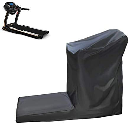 UCARE Laufband Abdeckung Laufende Maschinenschutzabdeckung mit Reißverschluss für Außen oder Innen Heimgymnastik-Laufband Abdeckung Schwarz (M 185 * 91 * 155cm)