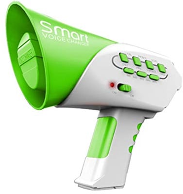 HUANRU Megaphon Kinder, Lustige Streich Spielzeug Stimme Ändern Megaphone Spielzeug Für Jungen Und Mädchen (4 Farbe Zur Wahl)