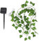10m 100 LED Solar Powered Ivy Fairy String Lights Garden Outdoor Wall Fence Light, Artificial Ivy Leaves Greenery Garlands Warm White Ivy Vine String Light Vine Fairy Lights for Party Christmas