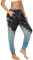 UEU Damen Cozy Yoga Jogger Pants Casual Loose Workout Sweatpants Comfy Lounge Harem Pants Frauen mit Taschen, Krawatte, schwarz-blau, X-Groß