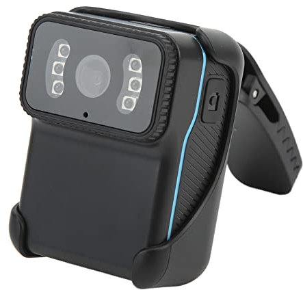 Mini Videocamera Indossata Dal Corpo, Videoregistratore WiFi 1080P con Obiettivo HD da 200 W, Action Cam Impermeabile Indossabile, Registratore Legale del Corpo con Clip Tascabile Portatile, per Contr