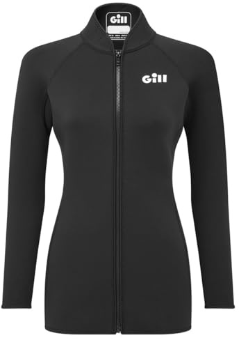 Gill Womens Pursuit 1.5mm Neoprene Jacket for All Water Sports Dinghy Sailing Paddle Sports Paddleboarding and Surfing Black