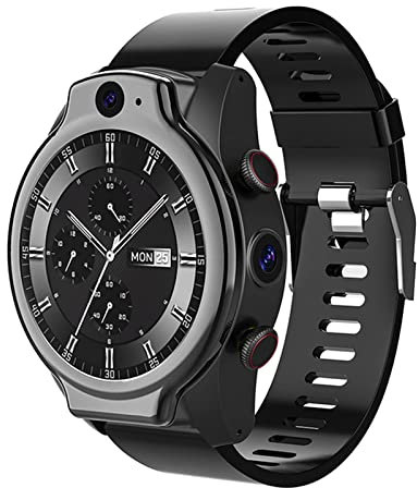 Brave Pro 4GB 64GB Smart Watch Phone Android 10 4G LTE Global GPS 1600Mah 2 Fotocamera 13MP IP68 5ATM Smart Watch(B)(C) little surprise