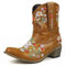 MJGkhiy Stivali Alti Con Tacco Donna Texani Stivaletti Caldo Stringati Stivali Western Scarpe Stivaletti Texani Comode Stivali Equitazione Cerniera Tronchetti Stivaletti Camperos Texani Alti Pelle