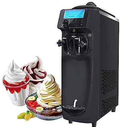Commercial Ice Cream Making Machine - Desktop Soft Ice Cream Maker For Home Use, Whippy Ice Cream Machine For Summer Snack Shop, Cafe, Fruit Ice Cream Machine