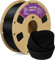 OVERTURE ASA Filament 1.75mm, Spule 1kg (2.2lbs), Maßgenauigkeit +/- 0.03 mm, für 3D Drucker (Schwarz)