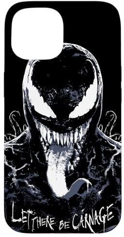 Marvel Venom: Lass es Gemetzel geben Eddie Brock Black Hülle für iPhone 15