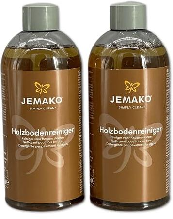 Jemako Holzbodenreiniger für geölte und gewachste Holz sowie Korkböden aus natürlichem Kiefern-Harz (Holzbodenreiniger 1000ml)
