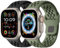 LEIXIUER 2 Piezas Correas Silicona Compatible con Apple Watch 42mm 46mm 45mm 41mm 40mm 44mm 49mm 42mm 38mm,Transpirables silicona Correa para iWatch Ultra Series 10 9 8 7 6 5 4 3 SE para Mujer Hombre