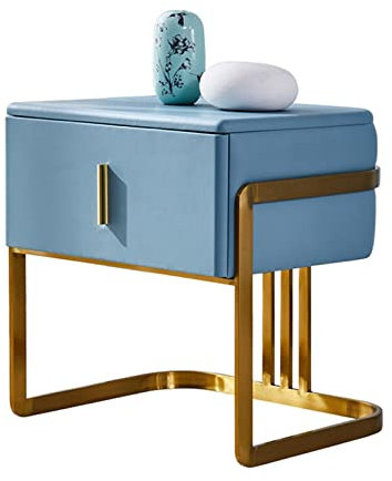 Nachttisch Nachttisch für Schlafzimmermöbel, Schlafzimmer-Nachtschränke (blau)