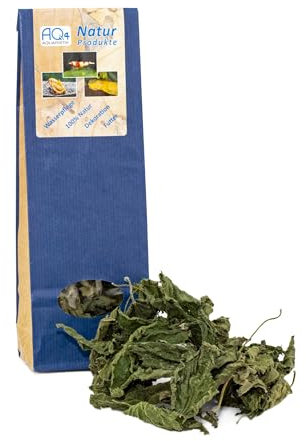 AQ4Aquaristik Brennnesselblätter - 5g Brennnessellaub - getrocknet - hervorragendes Futter für Zwerggarnelen, Naturprodukt