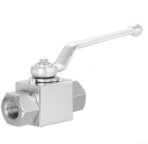 Hydraulischer Kugelhahn aus Kohlenstoffstahl, 2-Wege, maximal 500 bar, Flüssigkeitskontrolle (NPT 1-4 Zoll)