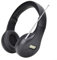 YUANGANG Cuffie radio FM alimentate a batteria, cuffie antirumore con radio ricaricabile, riduzione del rumore, auricolari per insegnamento FM, antenna esterna, cuffie di protezione dell'udito (nero)