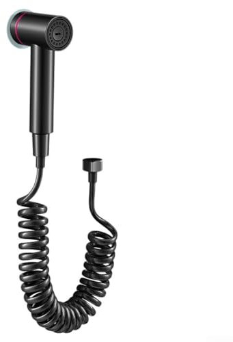 Pulvérisateur de bidet portable relaxant et apaisant avec fonction filtre (noir)