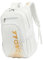 Baoblaze Badminton-Rucksack mit Schuhfach, Tennistasche, stilvolle Mehrzweck-Sporttasche, große Schlägertasche für Reisen und Outdoor-Sport, Weißes Gold