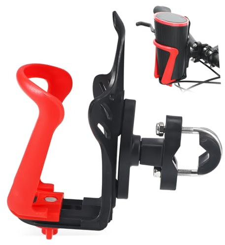 KITANDOVE Motorrad-getränkehalter Flaschenhalter Für Fahrrad Universell Verstellbar Robuste Konstruktion Einfache Montage Am Lenker
