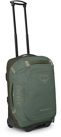 Osprey Transporter Reisetasche mit Rädern, 90 l, Kiefernblatt/Earl Grey, 40 Liter