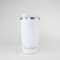 cribstar Personalised Engraved Insulated Travel Mug | Stainless Steel Tumbler | Double-Walled Tea/Coffee Cup | Leak-Proof & Reusable | Keeps Drinks Hot 12h / Cold 24h | Thermal Mug (White, 510ml)