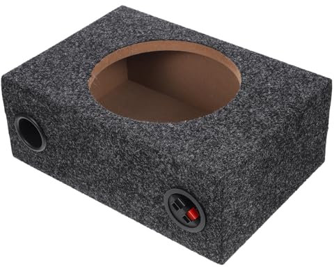 STOBAZA 8 Inch Single Cab Sealed Carpeted Subwoofer Box Enclosure for Car Audio Upgrade, 8 Sub Box Speaker Enclosure Suitable for Car Subwoofer Systems
