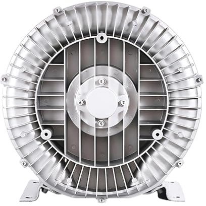 Soplador Regenerativo Industrial, Bomba De Aire Regenerativa, Ventilador De Vórtice Industrial, Aireación De Estanques De Peces Y Sistemas Hidropónicos(370w,220v)