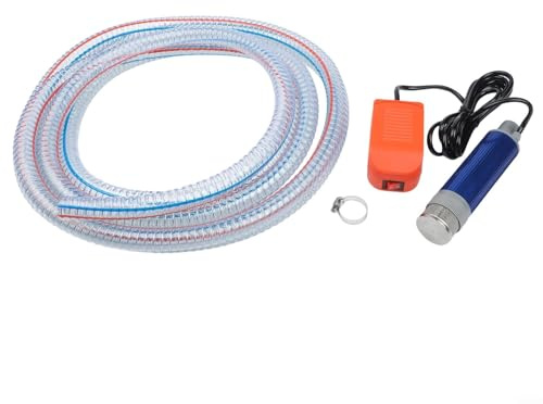 21 V Lithium-Batteriebetrieb für DAYI Diesel-Tauchpumpe mit 5 m Stahlschlauch für industrielle und Outdoor-Wassertransferaufgaben