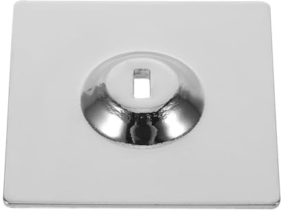ULTECHNOVO Laptop Cable Lock Anchor Base Plate Self Adhesive Alloy | Anti Theft Security Desk Mount Slot for Computer Notebook Tablet Protection in Office Workspace Library Classroom Silver