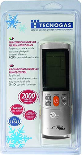 Tecnogas - TELECOMANDO UNIVERSALE PER CLIMATTIZZATORI 2000 in 1 - TCG11643