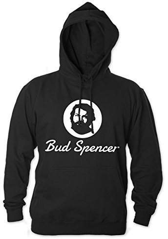 Bud Spencer Herren Official Logo Hoodie (schwarz) (5XL)