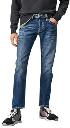 Pepe Jeans Herren Cash Straight Jeans, 000denim, 34W / 36L