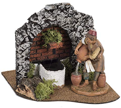 Holyart Fuente eléctrica para Pesebre de 12cm, Fontanini