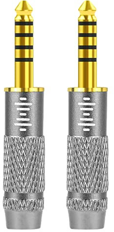 Geekria Adaptador Convertidor para Auriculares, Adaptador Audio Jack, Convert Connector Adapter (4.4mm Macho - 2.5mm + 3.5mm Hembra)