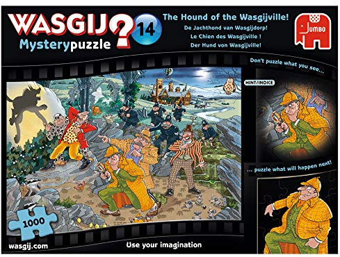 Wasgij Mystery 14 - Hound of The Wasgijville! 1000 Piece Jigsaw Puzzle