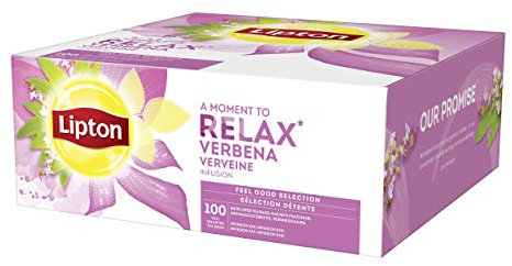 Lipton Feel Good Selection Infusion Verveine, Relaxation, Label Rainforest Alliance, 100 Sachets