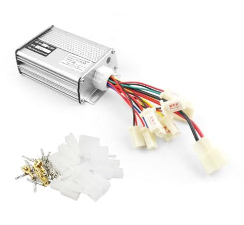 L-faster Controller Motore Spazzola 36V 48V 1000W con connettori accoppiati Tappi per Motore Spazzolato Bicicletta (36V)