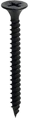 Drywall FINE Black Bugle Head Threaded Screws - Drylining Wood Framework Studding (20, 3.5 x 32mm)