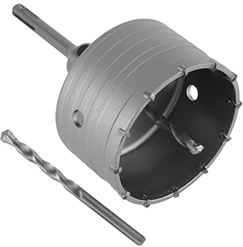 SHEUTSAN 4 Inch Concrete Hole Saw, 100mm Premium Steel & Alloy Hole Saw Drill Bit for Wall, Concrete, Brick, Stone, Cement