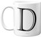 Stuff4 Personalised Alphabet Initial Mug - Letter D Mug, Gifts for Him Her, Fathers Day, Mothers Day, Birthday Gift, 11oz Ceramic Dishwasher Safe Anniversary, Valentines, Christmas, Retirement