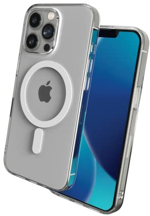 max Protection by ZAGG MagSafe Compatible Case with Built in Magnets - Made for Apple iPhone 13 Pro - Clear, (992008942)