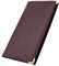 Charmoni - Etui Porte chéquier Porte Carte crédit pièce d'identité (C07 Marron foncé)