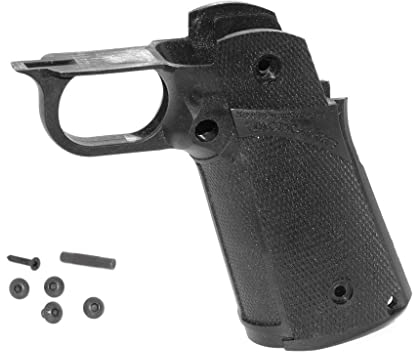 Generic Airsoft Softair Ersatzteile KF Polymer Griff für KJ Works AW WE-TECH Tokyo Marui Hi-Capa Serie GBB Pistole Schwarz