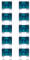 baytronic 10x Kfz-Flachstecksicherung Maxi (blau 60A)