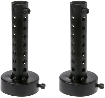 Riloer 2 x 60mm Universal Motorrad Auspuff Schalldämpfer kurz DB Killer Schalldämpfer schwarz