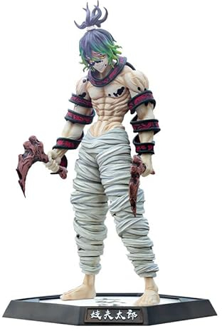 Jiumaocleu Gyūtarō Figur Statue - 30cm PVC Anime Figur Modell, große Größe Kimetsu No Yaiba Skulptur handgefertigte Sammlerstücke Desktop Dekoration