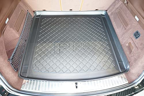 PPH Gummierte Laderaummatte Kofferraumwanne für Porsche Cayenne III (PO536) E-Hybrid SUV/5 05.2018- / Porsche Cayenne III E-Hybrid Coupe SUV ab 2019- inkl. Modelle mit Scheinen
