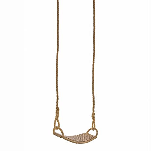 LOBERON Schaukel Rosika, braun, Eisen, Jute, Polyrattan, H/B/T ca. 15/54/20.5 cm, braun