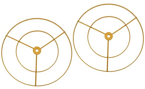OSALADI Lampenschirm Rahmen Metallständer 2 Stück Kronschirm Lichtabdeckungen Für Leuchten Lampenschirme Für Stehlampen Lampenschirmrahmen Lampenharfenlichtrahmen Spinnenlampenschirmrahmen