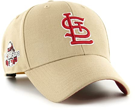 '47 St. Louis Cardinals Khaki MLB All Star Game Sure Shot Most Value P. Snapback Cap - One-Size
